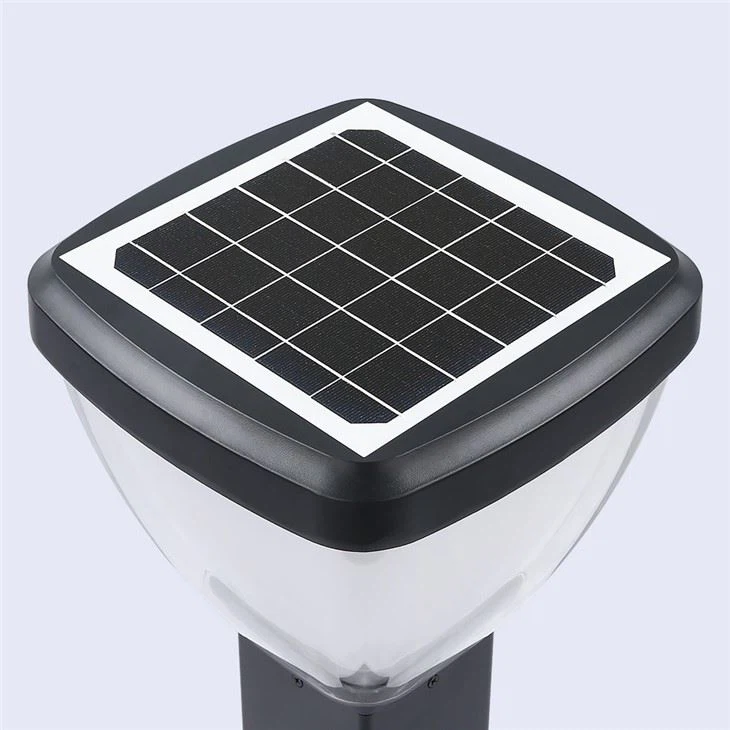 Square Solar Outdoor Led Bollard Lighting