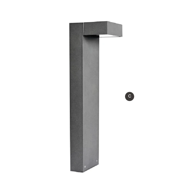 Kare Nwa Bollard Limyè