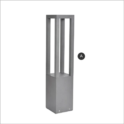 Lanp gazon ki enpèmeyab Villa Lakou Park Zèb Tè Peyizaj Deyò Solè Bollard Limyè Jaden Limyè dirije Limyè gazon